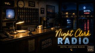 Night Clerk Radio ☕ Dark Motel Ambient for Sleep & Late Night Driving (3 Hours)