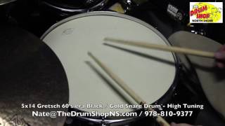 5x14 Gretsch Round Badge Snare - 60's era - The Drum Shop North Shore