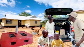 We Built Her a Very Powerful Smokeless Stove in Her African Village🇰🇪+Surprised Her with a Carpet ❤️
