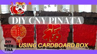 DIY Chinese New Year piñata | How to make Chinese New Year piñata (QUICK AND EASY) | DIY piñata