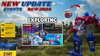 New Update 3.9 Gameplay | Transformers Update Explore 🔥| Pubg Mobile