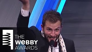 Iconoclast's 5-word speech at the 18th Annual Webby Awards for 24 Hours of Happy