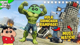 GTA 5 : Shinchan Turns Into a Strongest HULK to Save his Friends in GTA 5 Tamil