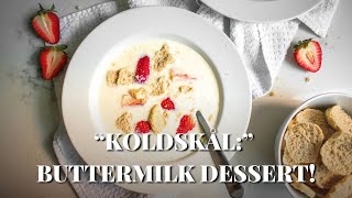 How to Make "Koldskål & Kammerjunkere:" Danish Buttermilk Dessert!