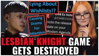 Lesbian Knight Game 1348 Ex Voto WRECKED For Attacking Knight's Path Devs, LIES About Wishlists!?