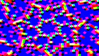 Neon Pixel Kaleidoscope – Mesmerizing Background Visuals