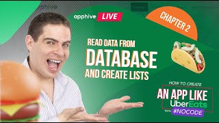 Live: Read data from database and create lists - How to create an App Like Uber Eats - #2