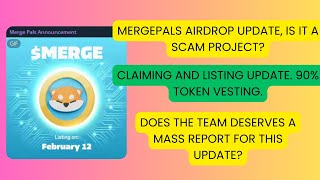 MERGEPALS AIRDROP UPDATE | SCAM PROJECT? | CLAIMING AND LISTING UPDATE | TAGALOG