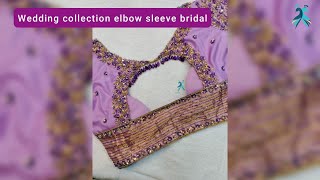 Wedding collection elbow sleeve bridal / Sophiya Aari Work in Virudhunagar / 8925608591