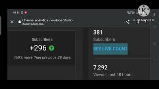 how to check live subscriber count कैसे देखे लाइव सब्सक्राइबर #youtube #youtubeshorts