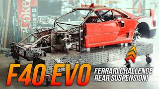 F40 EVO // Improving a legend with modern Ferrari race suspension