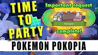 Time to Party Pokemon Pokopia - How to get the party mood high in Pokemon