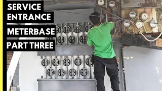 How To Install Service Entrance | Electric Meter Base Gutter Box | Part 3