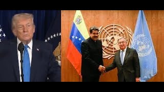 Trump Grab Up Maduro Blues and Stand-up By Matthew Russell Lee, Inner City Press, Jan 3, 2026