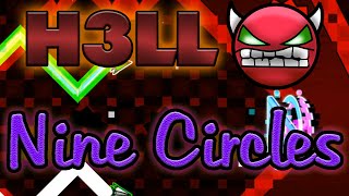 "Geometry Dash" Nine Circles (H3LL Demon)