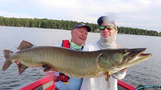 2 Musky evening with prototype bucktail