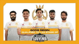 Team Gods Reign - Skyesports Souvenir 2025