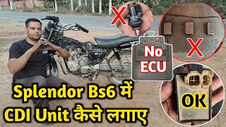 Splendor Bs6 Cdi Unit Fitting // Splendor Bs6 Carburettor Fitting // Splendor Bs6 Cdi Unit Install