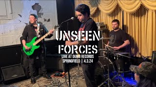 Unseen Forces Full Set Live at Dumb Records Springfield 4.3.24 | Death in the Midwest