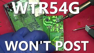 WTR54GS  - Only flashes...can it be fixed?