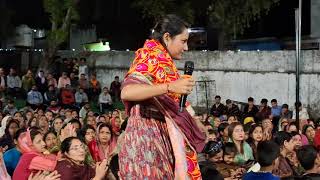 Live bhajan  singer || parul Kashyap  jammu  Jagran  Gramore at reasi live program ♥️ jai mata di