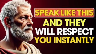 5 Phrases That COMMAND RESPECT Instantly | Stoic Philosophy