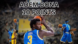 Adem Bona’s Buckets Against Washington State.