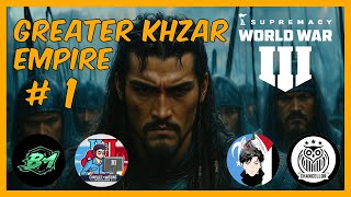 CON Sweaty is coaching me (Greater Khazar Empire 1) #conflictofnationsworldwar3 #ww3 #rts #pvp