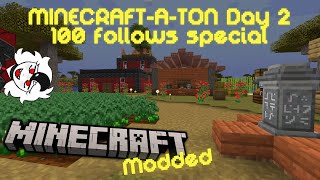 Minecraft-a-ton day 2🌹⛤ [VOD]
