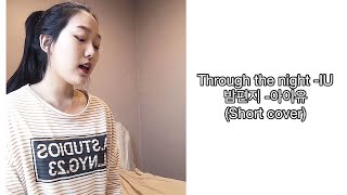 Through the night -IU (short cover)