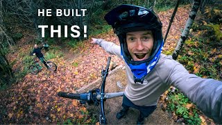My Trail Building Videos Inspired His Dream Line!