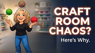 Organizing my craft room again... and why that keeps happening