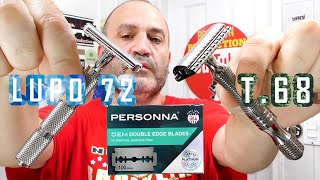 💈THE BEST SHAVING REVIEW: New Personna GEM Diamond Glide Blade: Timeless Razor 68 vs RazoRock Lupo 🪒