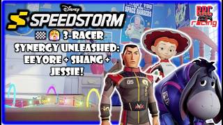 🏁😤 3-RACER SYNERGY UNLEASHED: Eeyore + Shang + Jessie | Disney Speedstorm | RRC Racing