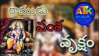 రాముని వంశ వృక్షం sri rama vamsa vruksham in telugu123456789111