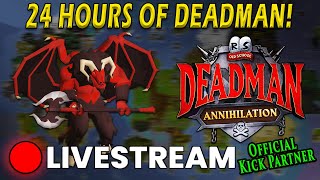 🔴 DEADMAN MODE 24 HOURS OF DOMINATION!  NO PLANS, JUST DOMINANCE! !powerhour !kick 🔴