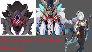 Spiral Abyss 36 Stars feat. Shenhe Mono Cryo and Raiden National Team - Genshin Impact