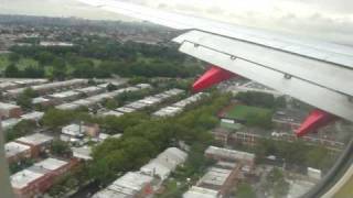 Landing at New York La Guardia