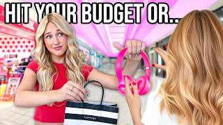 IF YOU go OVER BUDGET you have to GIVE AWAY YOUR HAUL! 🛍️ 🤑