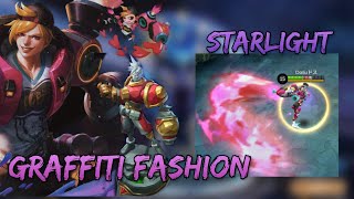 June Starlight: Graffiti Fashion for X.Borg | Skills And Rewards! (Mobile Legends)