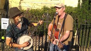 'You ain't goin' nowhere' by Bob Dylan performed Joe Kerr and Banjo Nick