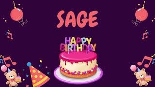 Happy Birthday Sage 🎂 - Special Birthday song for Sage