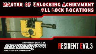 Master of Unlocking Achievement - All Lock Locations - Resident Evil 3 Remake