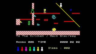 Jet Set Willy Atari music remake on ZX Spectrum 128 (orig. by Rob Hubbard)