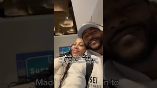 Eric Bellinger and his wife celebrating 10 years together 🤞🏾🤍 #family #anniversary #couples