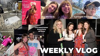 Week In My Life Living Alone In Chicago As An Amputee Woman - Love Island Event and Plumbing Crisis