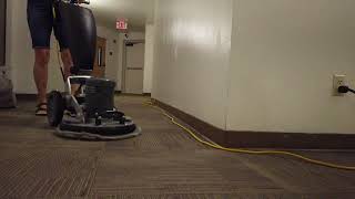 Very Low Moisture Carpet Cleaning