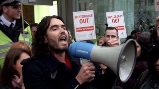 Russell Brand Joins New Era Estate Social Housing Protest