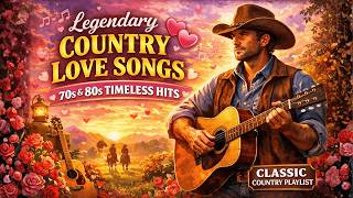 Legendary Country Love Songs 💞 70s & 80s Timeless Hits | Classic Country Playlist