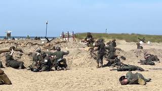 End of Normandy Invasion Reenactment at D-Day Conneaut
